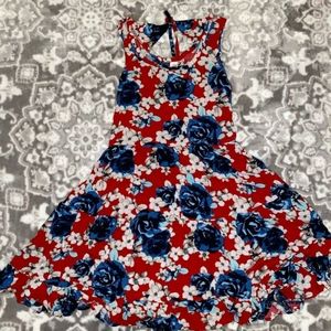 Justice girls floral flowy dress